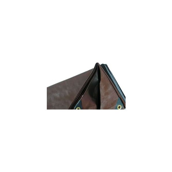 Harpster Of Philipsburg Heavy Duty Tarp, 25 ft x 45 ft, Brown, High-Density Polyethylene BR25x45 - main